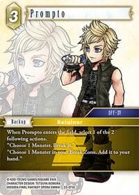 Prompto - Hidden Trials - Final Fantasy TCG card