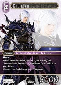 Estinien - Hidden Trials - Final Fantasy TCG card