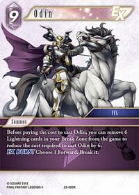 Odin EX - Hidden Trials - Final Fantasy TCG card