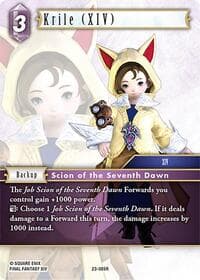 Krile (XIV) - Hidden Trials - Final Fantasy TCG card