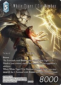 White Tiger l'Cie Nimbus (Full Art) - Hidden Trials - Final Fantasy TCG card