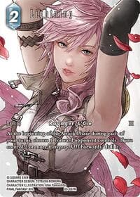 Lightning (Full Art) - Hidden Trials - Final Fantasy TCG card