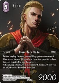 King (Full Art) - Hidden Trials - Final Fantasy TCG card