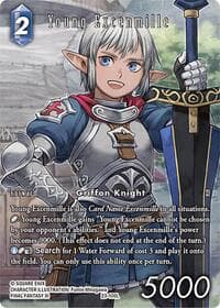Young Excenmille (Full Art) - Hidden Trials - Final Fantasy TCG card