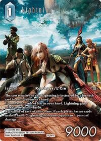 Lightning (Full Art Reprint) - Hidden Trials - Final Fantasy TCG card