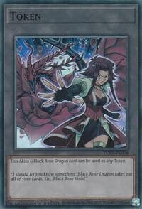 Token: Akiza & Black Rose Dragon - The Infinite Forbidden - YuGiOh card