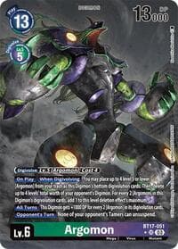 Argomon - BT17-051 (Alternate Art) - Secret Crisis - Digimon Card Game card