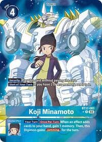 Koji Minamoto (Alternate Art) - Secret Crisis - Digimon Card Game card
