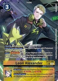 Leon Alexander (Alternate Art) - Secret Crisis - Digimon Card Game card