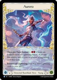 Aurora - 1st Strike - Flesh and Blood TCG card