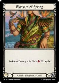 Blossom of Spring (AUR) - 1st Strike - Flesh and Blood TCG card