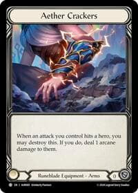 Aether Crackers - 1st Strike - Flesh and Blood TCG card