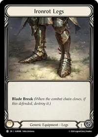 Ironrot Legs (AUR) - 1st Strike - Flesh and Blood TCG card