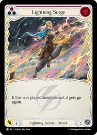 Lightning Surge (Red) - 1st Strike - Flesh and Blood TCG card