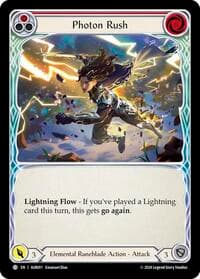 Photon Rush (Red) - 1st Strike - Flesh and Blood TCG card