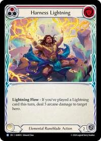 Harness Lightning (Red) - 1st Strike - Flesh and Blood TCG card