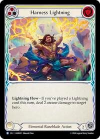 Harness Lightning (Yellow) - 1st Strike - Flesh and Blood TCG card