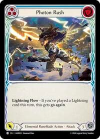 Photon Rush (Blue) - 1st Strike - Flesh and Blood TCG card