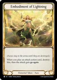 Embodiment of Lightning - 1st Strike - Flesh and Blood TCG card