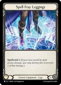 Spell Fray Leggings (AUR) - 1st Strike - Flesh and Blood TCG card