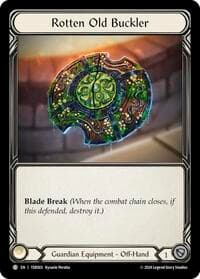 Rotten Old Buckler - 1st Strike - Flesh and Blood TCG card