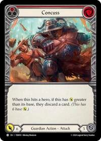 Concuss (Red) - 1st Strike - Flesh and Blood TCG card