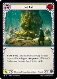 Log Fall (Yellow) - 1st Strike - Flesh and Blood TCG card