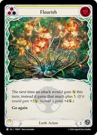 Flourish (Yellow) - 1st Strike - Flesh and Blood TCG card
