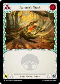 Autumn's Touch (Blue) - 1st Strike - Flesh and Blood TCG card