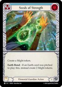 Seeds of Strength (Blue) - 1st Strike - Flesh and Blood TCG card