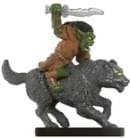 Goblin Wolf Rider - Savage Encounters - D & D Miniatures card