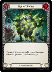 Sigil of Shelter (Blue) - 1st Strike - Flesh and Blood TCG card
