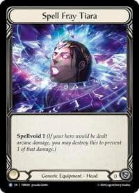 Spell Fray Tiara (TER) - 1st Strike - Flesh and Blood TCG card