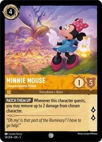 Minnie Mouse - Compassionate Friend - Shimmering Skies - Disney Lorcana card