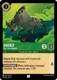 Shenzi - Scar's Accomplice - Shimmering Skies - Disney Lorcana card