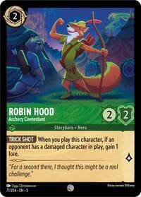 Robin Hood - Archery Contestant - Shimmering Skies - Disney Lorcana card