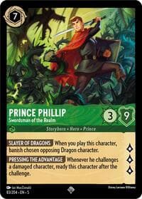Prince Phillip - Swordsman of the Realm - Shimmering Skies - Disney Lorcana card