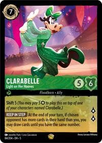 Clarabelle - Light on Her Hooves - Shimmering Skies - Disney Lorcana card