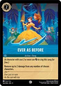 Ever as Before - Shimmering Skies - Disney Lorcana card
