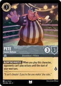 Pete - Games Referee - Shimmering Skies - Disney Lorcana card