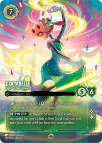 Clarabelle - Light on Her Hooves (Enchanted) - Shimmering Skies - Disney Lorcana card