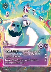 Olaf - Happy Passenger (Enchanted) - Shimmering Skies - Disney Lorcana card