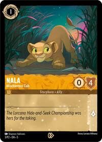 Nala - Mischievous Cub - Disney Lorcana Promo Cards - Disney Lorcana card