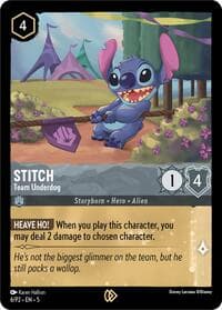 Stitch - Team Underdog - Disney Lorcana Promo Cards - Disney Lorcana card