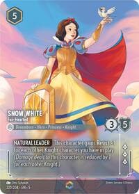 Snow White - Fair-Hearted (Enchanted) - Shimmering Skies - Disney Lorcana card