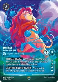 Mufasa - Ruler of Pride Rock (Enchanted) - Shimmering Skies - Disney Lorcana card