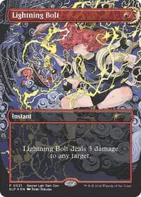 Lightning Bolt - Secret Lair Showdown - Magic: The Gathering card