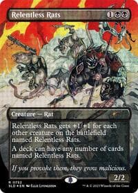 Relentless Rats (752) - Secret Lair Drop Series - Magic: The Gathering card