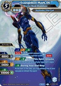 Evangelion Mark.06 - Warrior Monk Khakkhara - Strangers in the Sky - Battle Spirits Saga card