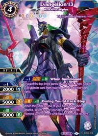Evangelion 13 - Rasal Asclepius - Strangers in the Sky - Battle Spirits Saga card